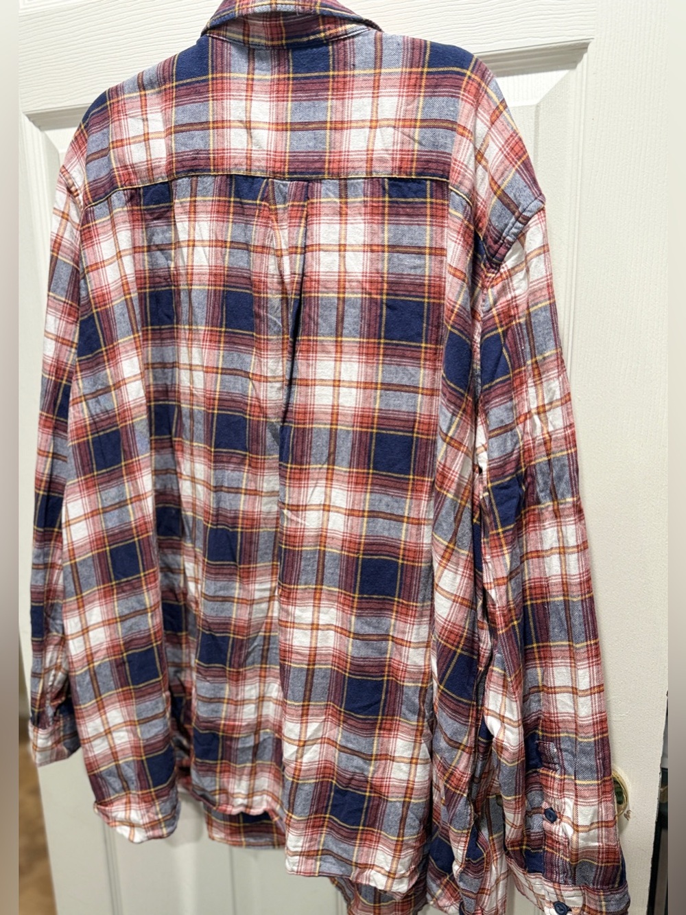 Levi’s Men’s 4XL Plaid Flannel Button Down Shirt NWOT Big & Tall - Picture 4 of 7